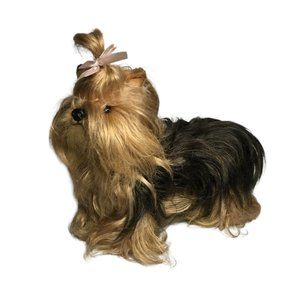 Domo Designs Lively & Lovely Shih Tzu Dog Plush Yorkshire Terrier Handcrafted